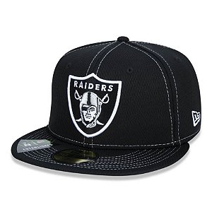 Boné Oakland Raiders 5950 Sideline Road NFL 100 New Era