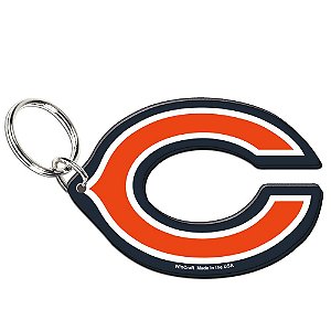 Chaveiro Premium Acrílico Chicago Bears NFL