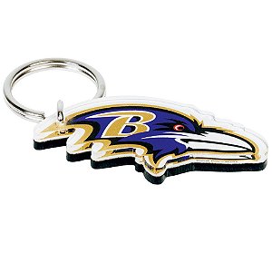 Chaveiro Premium Acrílico Baltimore Ravens NFL