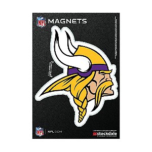 Imã Magnético Vinil 7x12cm Minnesota Vikings NFL