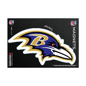 Imã Magnético Vinil 7x12cm Baltimore Ravens NFL