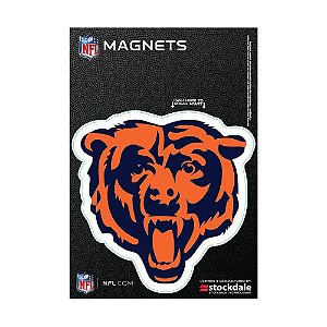 Imã Magnético Vinil 7x12cm Chicago Bears NFL
