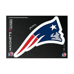 Imã Magnético Vinil 7x12cm New England Patriots NFL