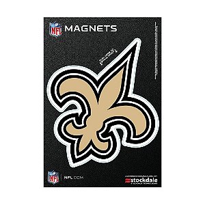 Imã Magnético Vinil 7x12cm New Orleans Saints NFL