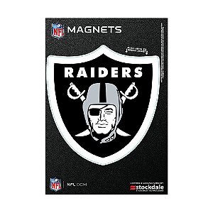 Imã Magnético Vinil 7x12cm Oakland Raiders NFL