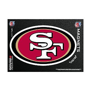 Imã Magnético Vinil 7x12cm San Francisco 49ers NFL