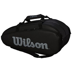 Raqueteira Wilson Tour 2Competition X9 Preto/Cinza