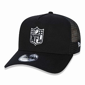 Boné NFL logo 940 Basic League Preto - New Era