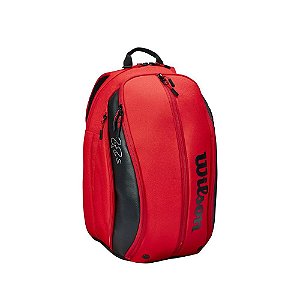 Mochila Wilson Roger Federer RF DNA Vermelho/Preto