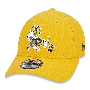 Boné Green Bay Packers 940 Peanuts Snoopy Gold - New Era