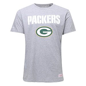 Camiseta NFL Green Bay Packers Estampada Cinza - M&N