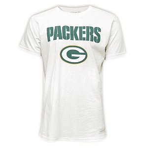 Camiseta NFL Green Bay Packers Estampada Off White - M&N