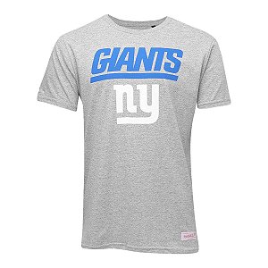 Camiseta NFL New York Giants Estampada Cinza - M&N