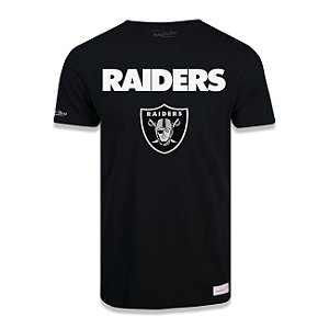 Camiseta NFL Las Vegas Raiders Estampada Preto - M&N