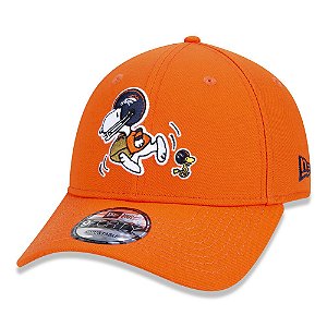 Boné Denver Broncos 940 Peanuts Snoopy Orange - New Era