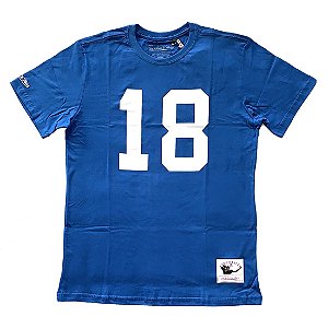 Camiseta NFL Indianapolis Colts Player 18 Peyton Manning - M&N