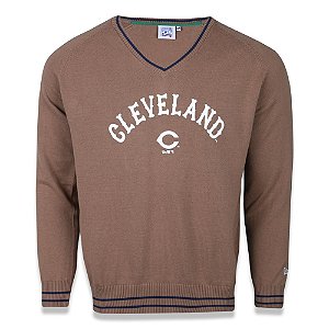 Camisa Tricot Cleveland Indians Heritage Word - New Era