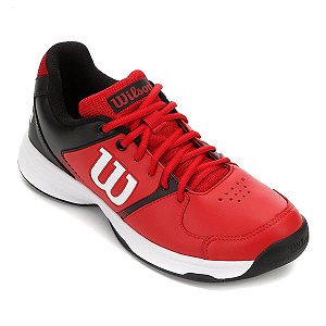 Tenis Wilson Open All Court Masculino Vermelho e Preto