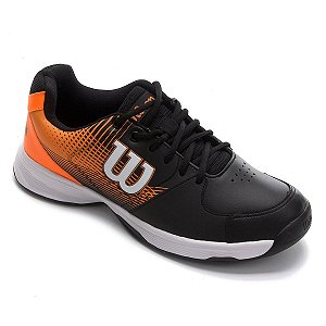 Tenis Wilson Ace Plus All Court Masculino Laranja e Preto