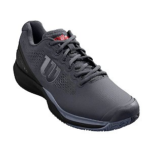 Tenis Wilson Rush Pro 3.0 Clay Court Masculino Grafite Preto