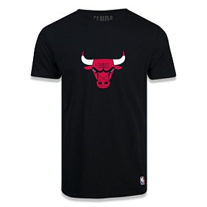 Camiseta Chicago Bulls Vinil Preta - NBA