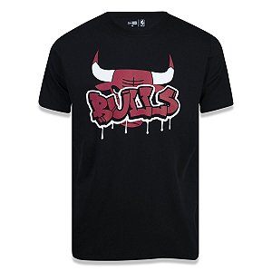 Camiseta Chicago Bulls Arte Graffiti - New Era