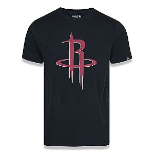 Camiseta Houston Rockets Basic Logo NBA Preto - New Era