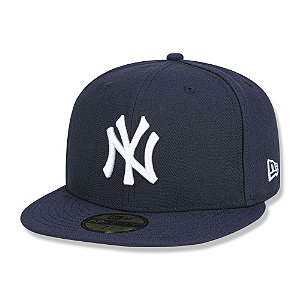 Boné New York Yankees 5950 Game Cap Fechado Azul - New Era