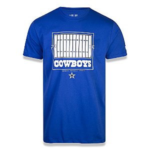 Camiseta New Era Dallas Cowboys Sport Field NFL Azul