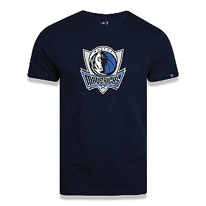 Camiseta New Era Dallas Mavericks Basic Logo NBA Azul