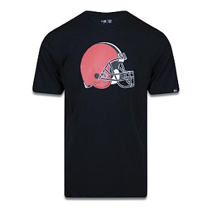 Camiseta New Era Cleveland Browns Logo Time NFL Preto