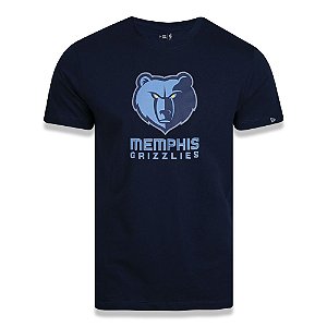 Camiseta New Era Memphis Grizzlies Basic Logo NBA Azul