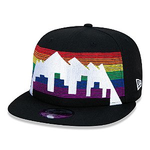 Boné New Era Denver Nuggets 950 CS19 Alt Preto Aba Reta