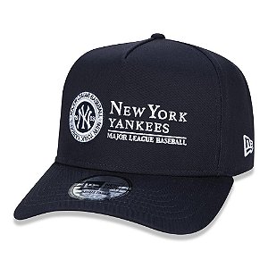 Boné New Era New York Yankees 940 University Aba Curva Azul
