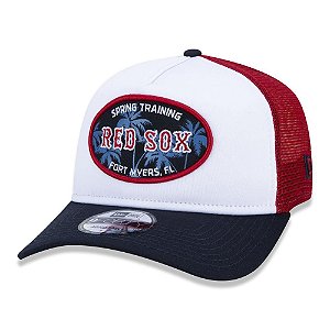 Boné New Era Boston Red Sox 940 Spring Training Aba Curva