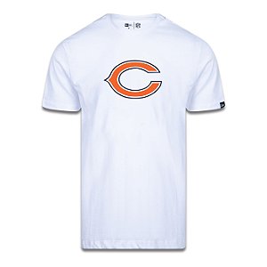 Camiseta New Era Chicago Bears Logo Time NFL Branco