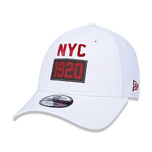 Boné New Era 940 Utilitary 1920 NYC Branco Aba Curva