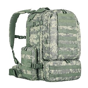 Mochila Tática Invictus Defender 55L Digital Acu Camuflado