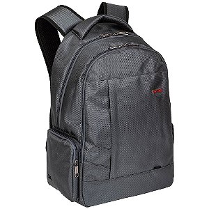 Mochila Grande Sestini Laptop Harvest 2 Compartimento Cinza