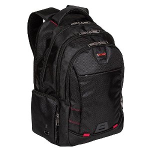 Mochila Grande Sestini Laptop Harvest 3 Compartimento Preto