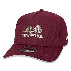 Boné New Era New York Yankees 940 Botany Flowers Aba Curva