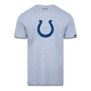 Camiseta New Era Indianapolis Colts Logo Time NFL Cinza