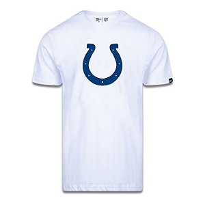 Camiseta New Era Indianapolis Colts Logo Time NFL Branco