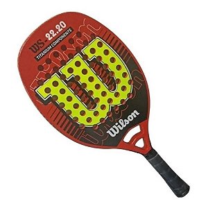 Raquete Wilson Beach Tennis WS 22.20 Vermelho Amarelo