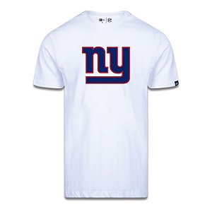 Camiseta New Era New York Giants Logo Time NFL Branco