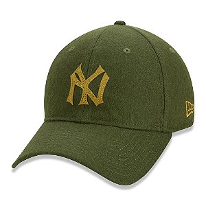 Boné New Era New York Yankees 920 Heritage Gold Aba Curva