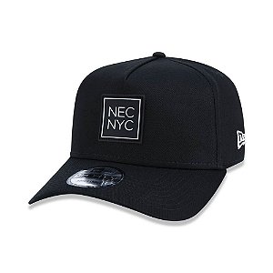 Boné New Era NYC Preto 940 A-Frame SN Veranito - aba curva