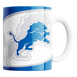 Caneca NFL Detroit Lions de Porcelana 325ml