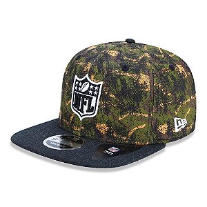 Boné New Era NFL 950 Revisited Camuflado Logo Aba Reta