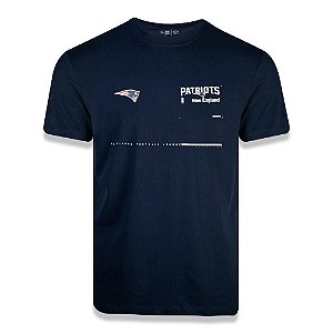 Camiseta New Era New England Patriots NFL Tech Simple Azul